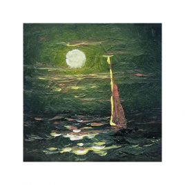 Miniature 661, 1″x 1″ original oil painting on 1/8 artist board